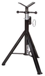 Pijpensteun zwart PRO JACK 780471 + V kop