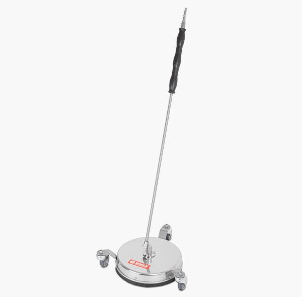 Oppervlaktereiniger inox 410mm - 3 wielen