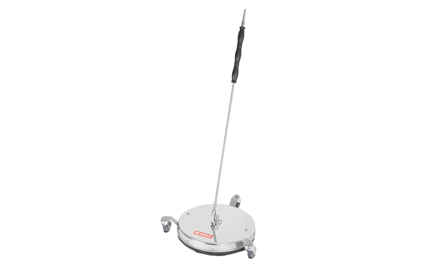 Oppervlaktereiniger inox 300mm - 3 wielen