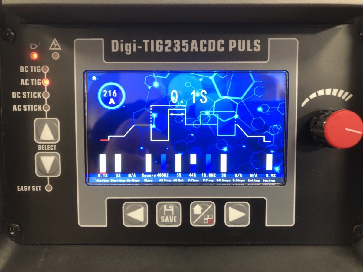 FREE profi inverter DIGI-TIG 235 ACDC LCD (230V) - Afbeelding 6