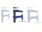Gietijzeren klem F-40 cm. Bar: 35x8 mm. Spandiepte: 12 cm - Afbeelding 3